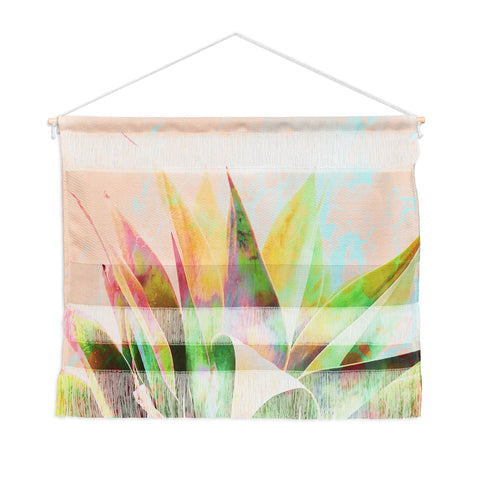 Marta Barragan Camarasa Abstract of cactus on marbled painting Wall Hanging Landscape