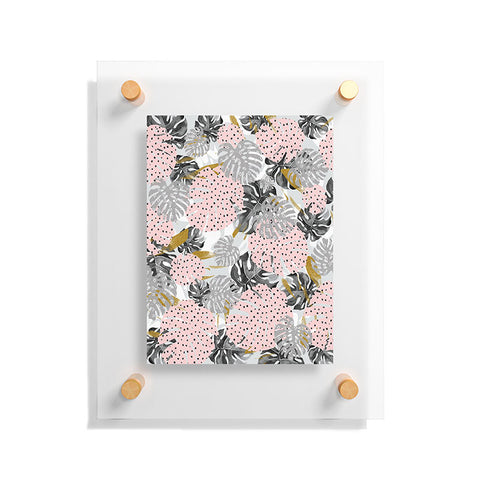 Marta Barragan Camarasa Abstract of monstera patterns Floating Acrylic Print