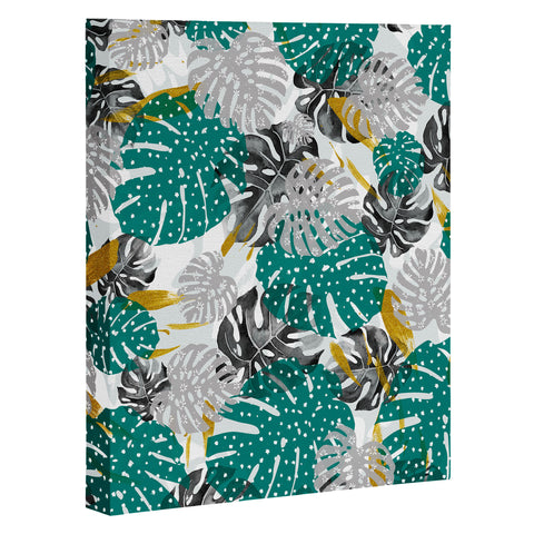 Marta Barragan Camarasa Abstract of monstera patterns II Art Canvas