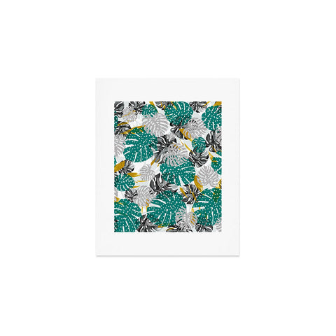 Marta Barragan Camarasa Abstract of monstera patterns II Art Print