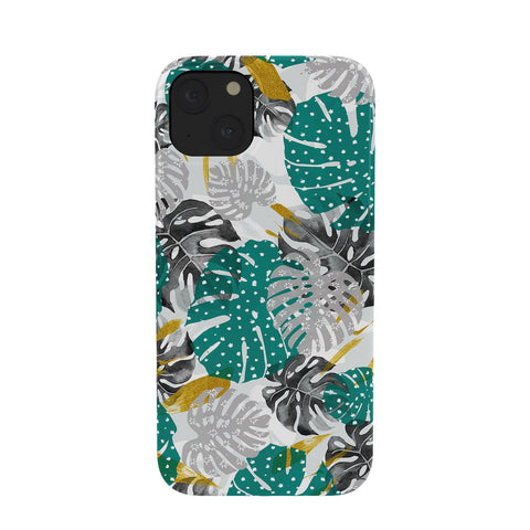 Marta Barragan Camarasa Abstract of monstera patterns II Phone Case