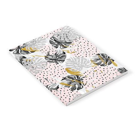 Marta Barragan Camarasa Abstract of monstera patterns Notebook