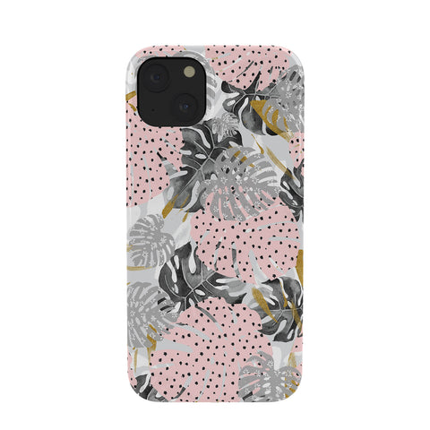 Marta Barragan Camarasa Abstract of monstera patterns Phone Case