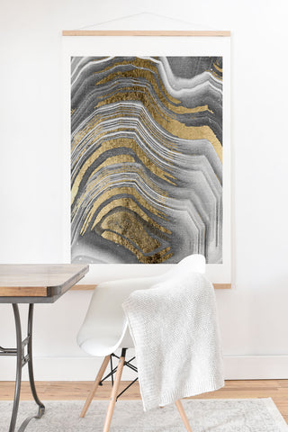 Marta Barragan Camarasa Abstract paint modern Art Print And Hanger