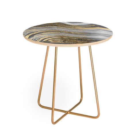Marta Barragan Camarasa Abstract paint modern Round Side Table