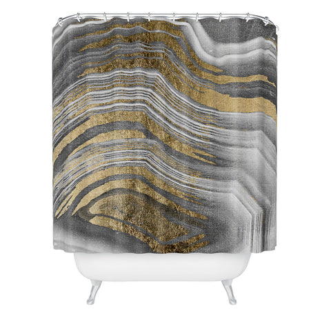 Marta Barragan Camarasa Abstract paint modern Shower Curtain