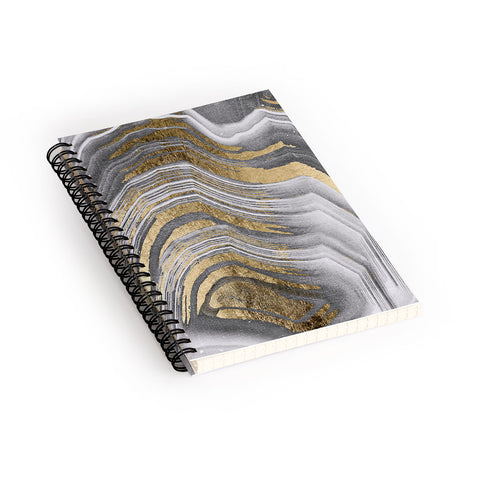 Marta Barragan Camarasa Abstract paint modern Spiral Notebook