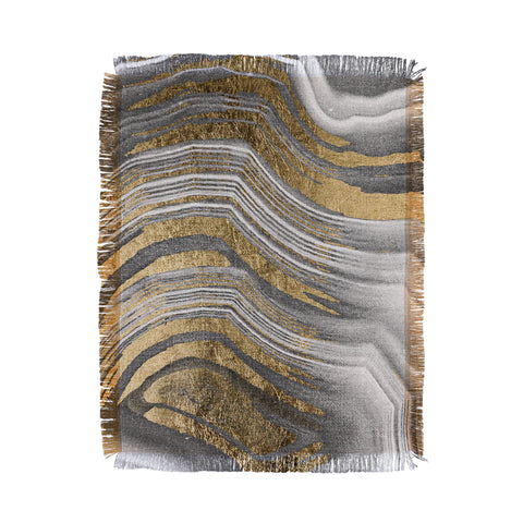 Marta Barragan Camarasa Abstract paint modern Throw Blanket