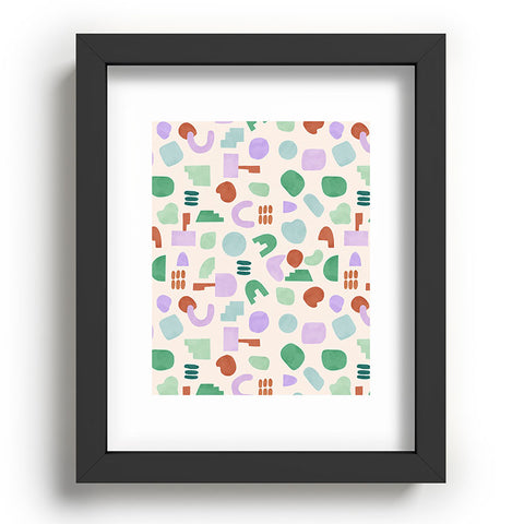 Marta Barragan Camarasa Abstract pastel shapes 88 Recessed Framing Rectangle