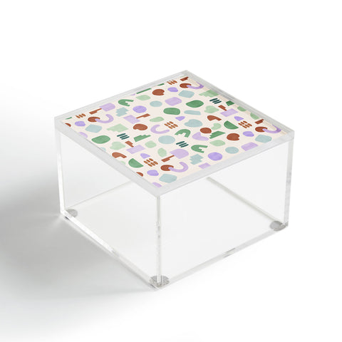 Marta Barragan Camarasa Abstract pastel shapes 88 Acrylic Box