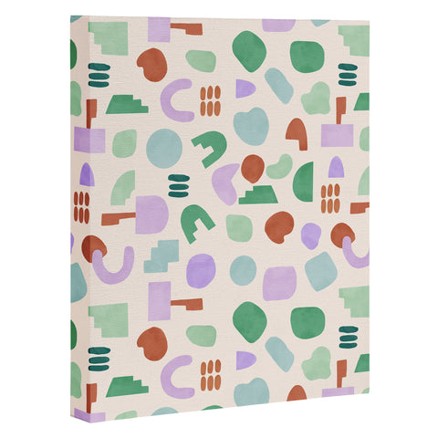 Marta Barragan Camarasa Abstract pastel shapes 88 Art Canvas