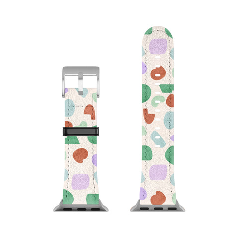 Marta Barragan Camarasa Abstract pastel shapes 88 Apple Watch Band