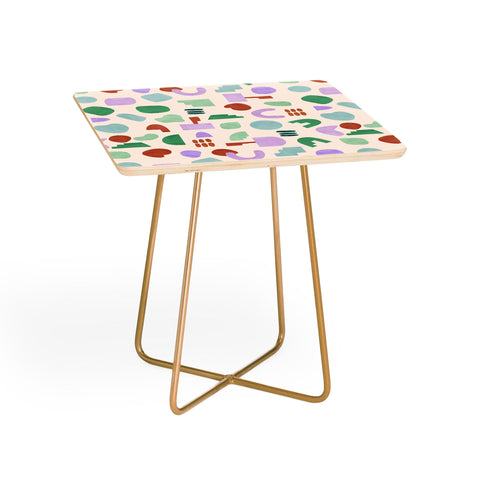 Marta Barragan Camarasa Abstract pastel shapes 88 Side Table