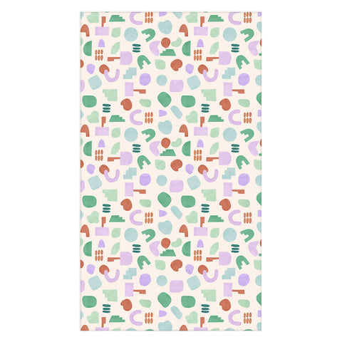 Marta Barragan Camarasa Abstract pastel shapes 88 Tablecloth