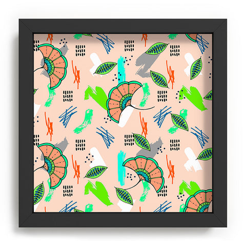 Marta Barragan Camarasa Abstract Pattern of African Nature Recessed Framing Square