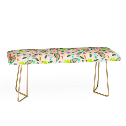Marta Barragan Camarasa Abstract Pattern of African Nature Bench