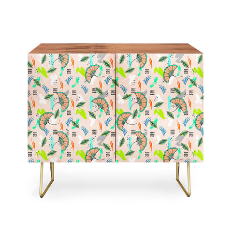 Marta Barragan Camarasa Abstract Pattern of African Nature Credenza