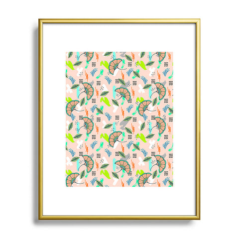 Marta Barragan Camarasa Abstract Pattern of African Nature Metal Framed Art Print