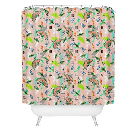 Marta Barragan Camarasa Abstract Pattern of African Nature Shower Curtain