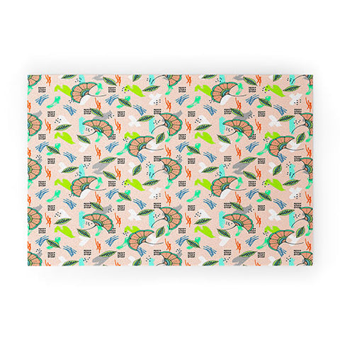 Marta Barragan Camarasa Abstract Pattern of African Nature Welcome Mat