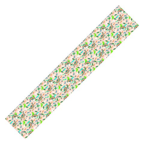 Marta Barragan Camarasa Abstract Pattern of African Nature Table Runner