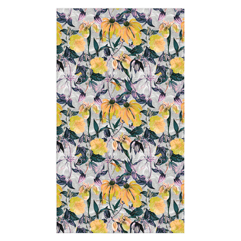Marta Barragan Camarasa Abstract pattern of yellow blooms Tablecloth