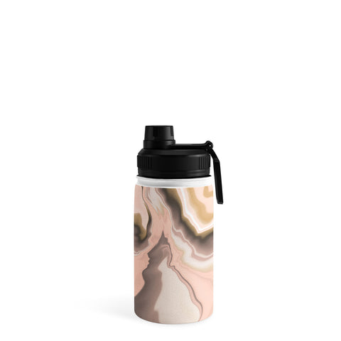 Marta Barragan Camarasa Abstract pink marble 70 Water Bottle