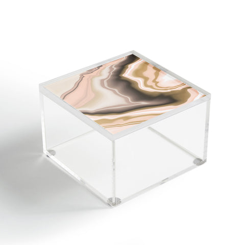 Marta Barragan Camarasa Abstract pink marble 70 Acrylic Box