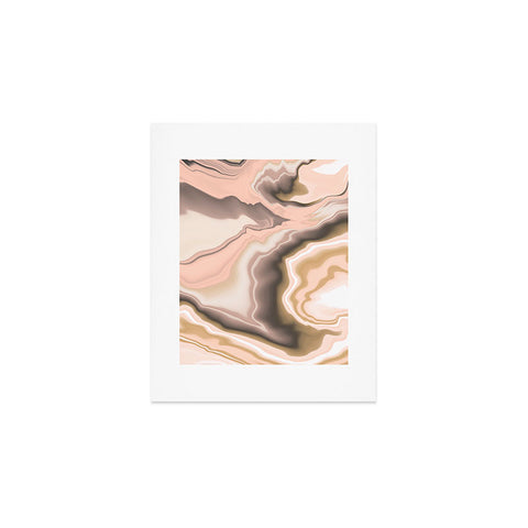 Marta Barragan Camarasa Abstract pink marble 70 Art Print