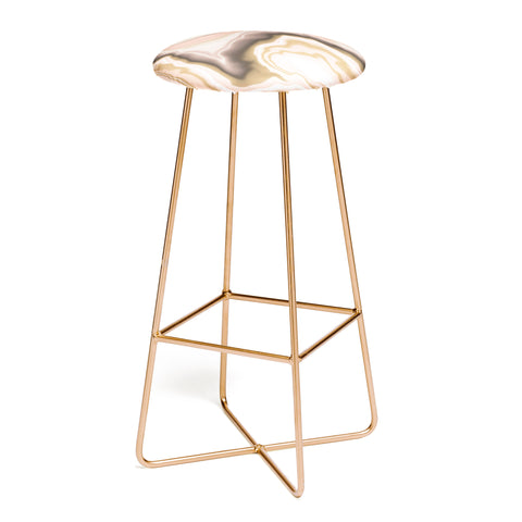Marta Barragan Camarasa Abstract pink marble 70 Bar Stool
