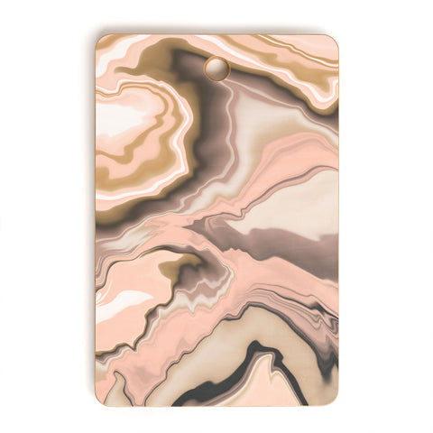 Marta Barragan Camarasa Abstract pink marble 70 Cutting Board Rectangle