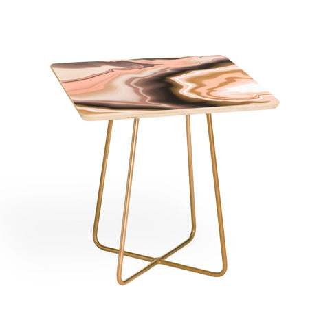 Marta Barragan Camarasa Abstract pink marble 70 Side Table