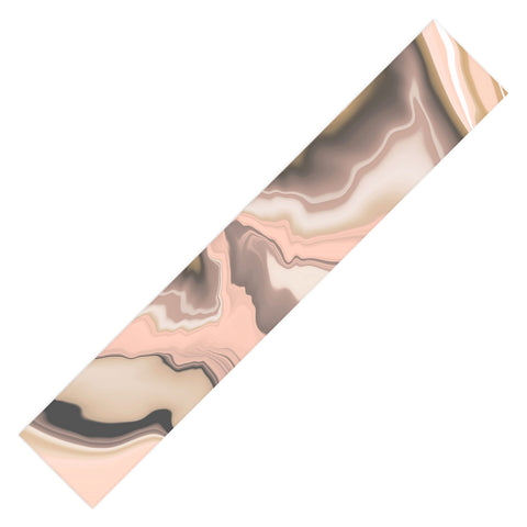 Marta Barragan Camarasa Abstract pink marble 70 Table Runner