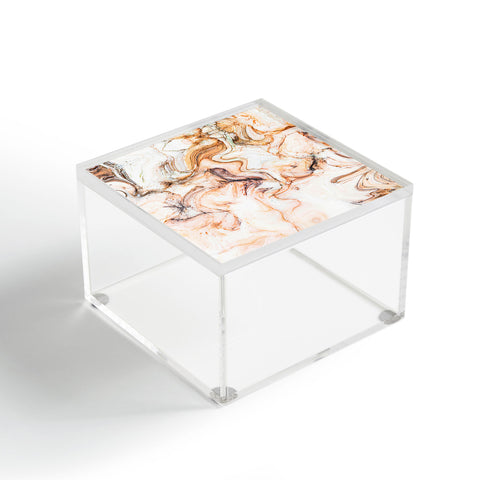Marta Barragan Camarasa Abstract pink marble mosaic Acrylic Box