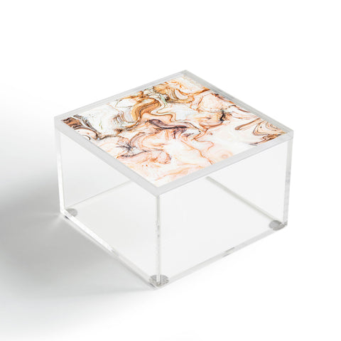 Marta Barragan Camarasa Abstract pink marble mosaic Acrylic Box