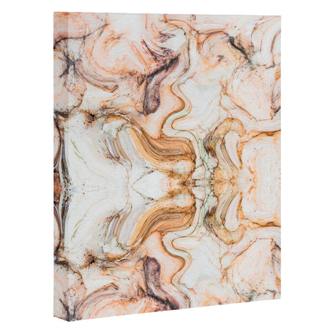 Marta Barragan Camarasa Abstract pink marble mosaic Art Canvas