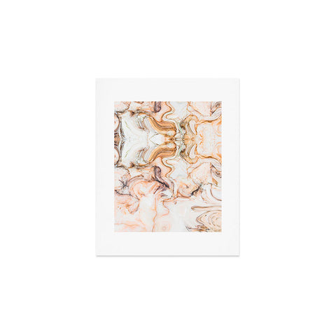 Marta Barragan Camarasa Abstract pink marble mosaic Art Print