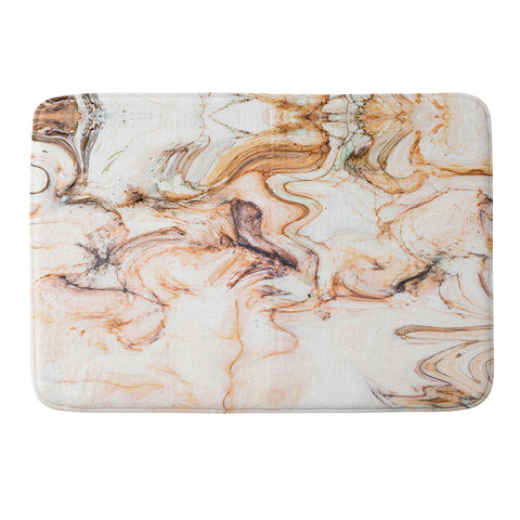 Marta Barragan Camarasa Abstract pink marble mosaic Memory Foam Bath Mat
