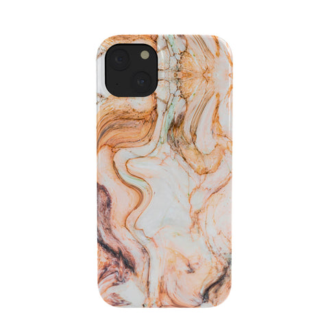 Marta Barragan Camarasa Abstract pink marble mosaic Phone Case