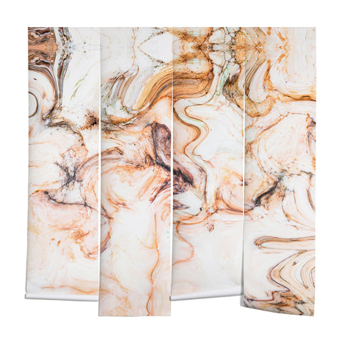 Marta Barragan Camarasa Abstract pink marble mosaic Wall Mural