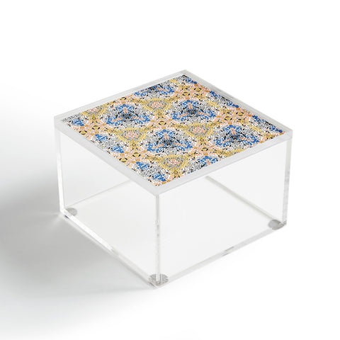 Marta Barragan Camarasa Abstract Pointillism Mosaic I Acrylic Box