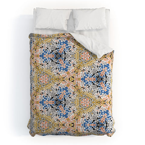 Marta Barragan Camarasa Abstract Pointillism Mosaic I Comforter
