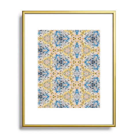 Marta Barragan Camarasa Abstract Pointillism Mosaic I Metal Framed Art Print