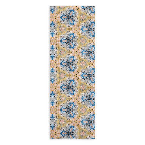 Marta Barragan Camarasa Abstract Pointillism Mosaic I Yoga Towel