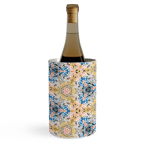 Marta Barragan Camarasa Abstract Pointillism Mosaic I Wine Chiller