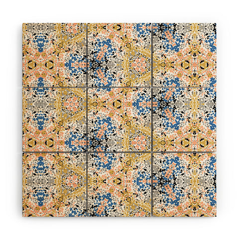 Marta Barragan Camarasa Abstract Pointillism Mosaic I Wood Wall Mural