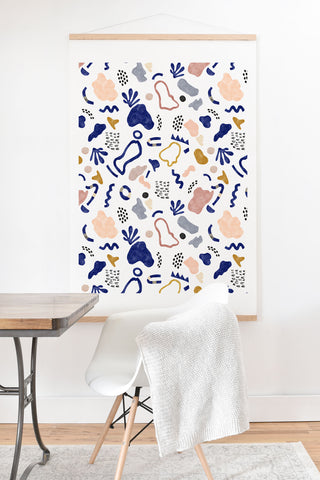 Marta Barragan Camarasa Abstract shapes and strokes M Art Print And Hanger