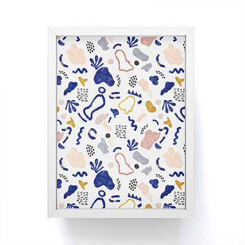 Marta Barragan Camarasa Abstract shapes and strokes M Framed Mini Art Print