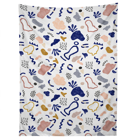 Marta Barragan Camarasa Abstract shapes and strokes M Tapestry