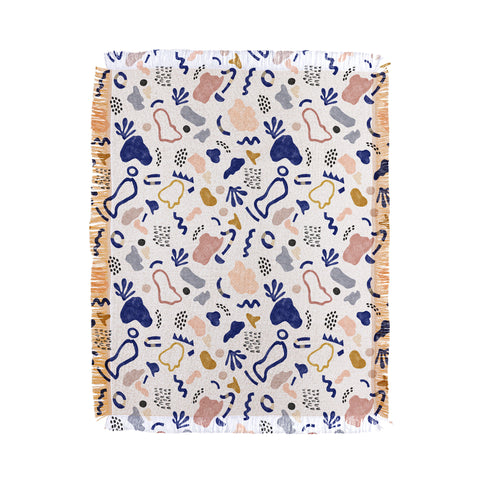 Marta Barragan Camarasa Abstract shapes and strokes M Throw Blanket